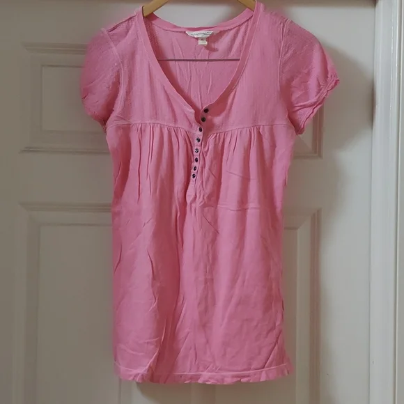 Aeropostale XL pink short sleeve top - Picture 1 of 5